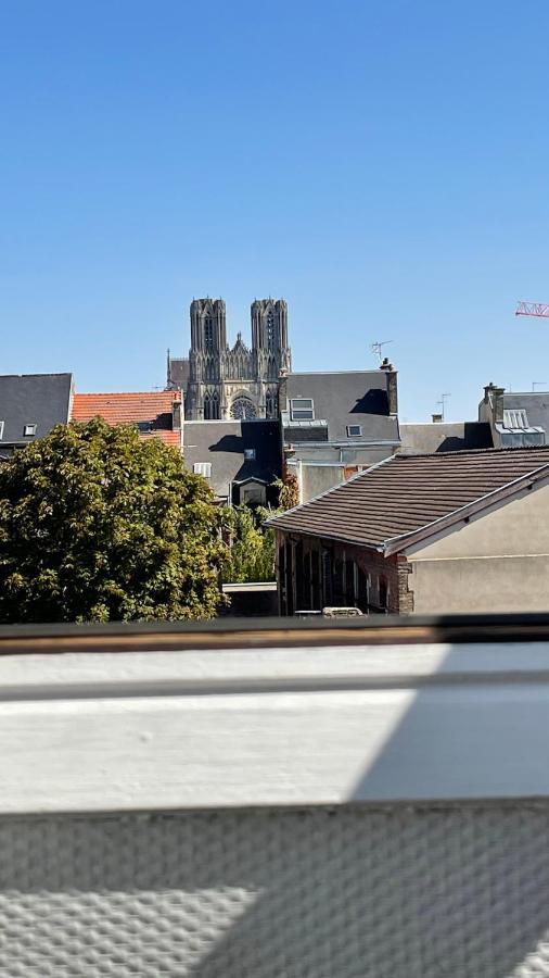 Le Cosy Marnais, Centre Ville, Vue Cathedrale Reims Kültér fotó